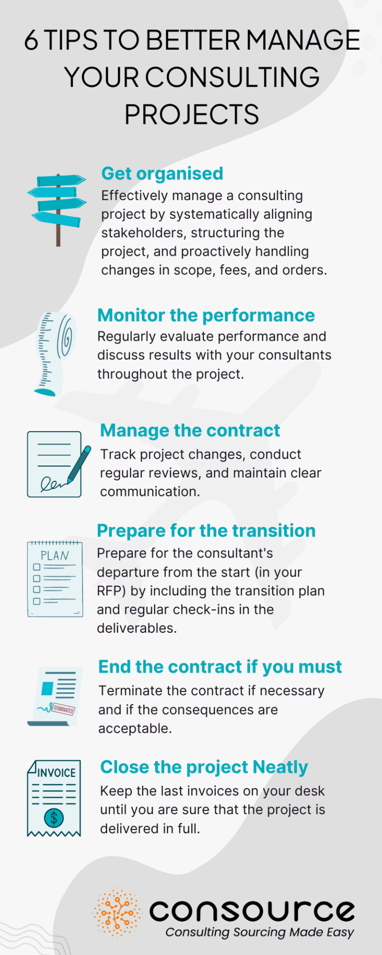 6 tips to better manage your consulting projects