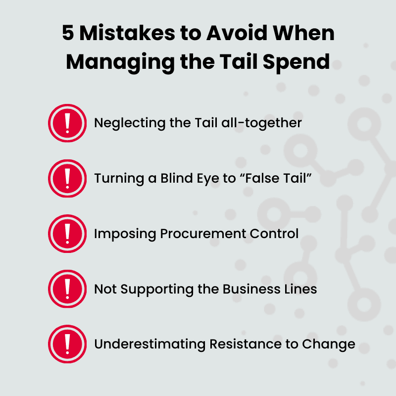 Mistakes to Avoid when Managing the Tail Spend