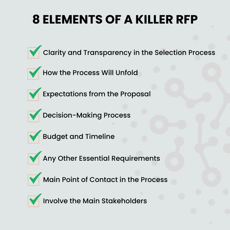 Elements of a killer RFP for consulting