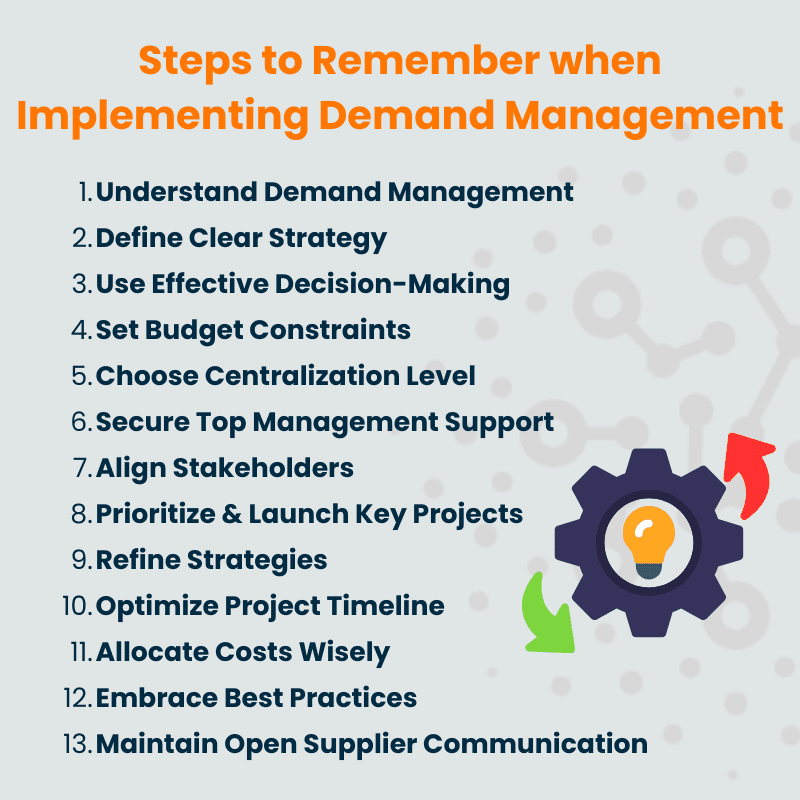 Steps to Remember when Implementing Demand Management for Consulting